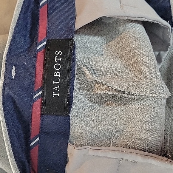 Talbots Gray Hampshire Ankle Pants - Picture 3 of 7